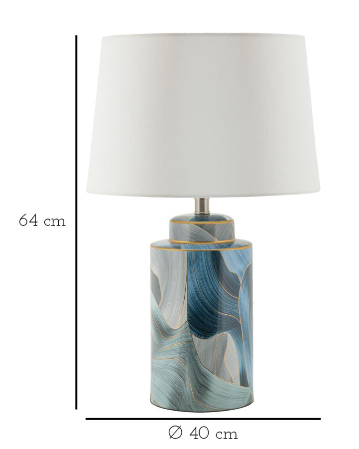 LAMPADA DA TAVOLO CERAMICA ¨¦L¨¦GANTE CM ? 40X64