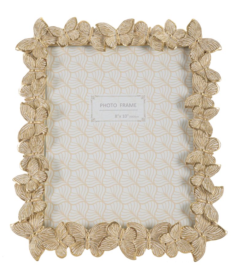 CORNICHE FARFALLE GLOD CM 27,5X2,6X32,5 (MISURA INTERNA CM 20X25)