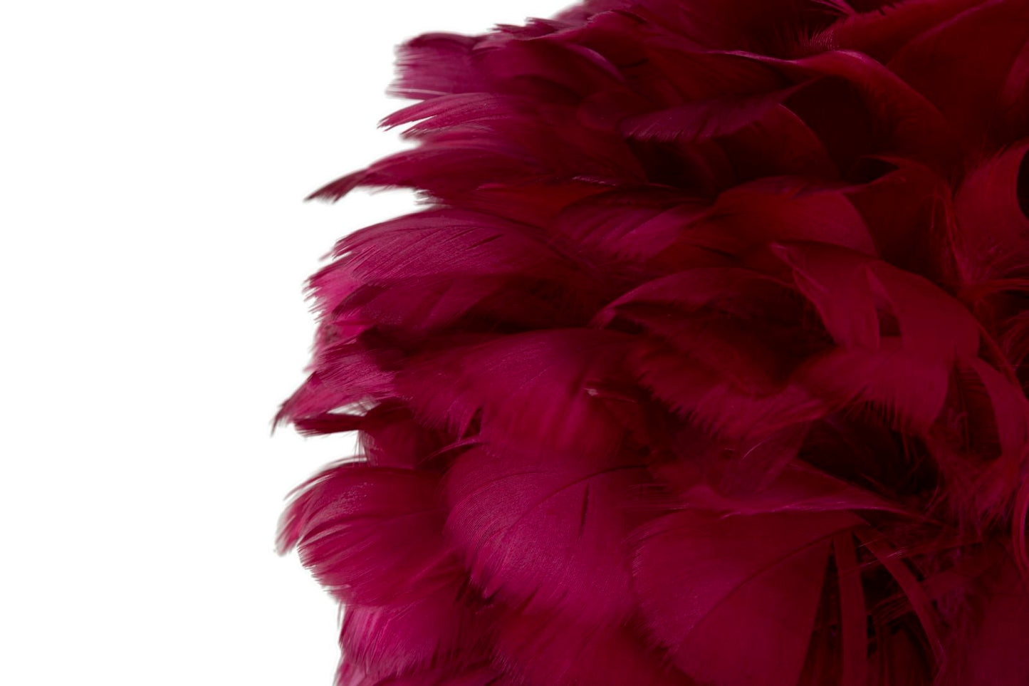 LAMPADA DA TAVOLO BOULE PLUME BORDEAUX CM ? 30X50