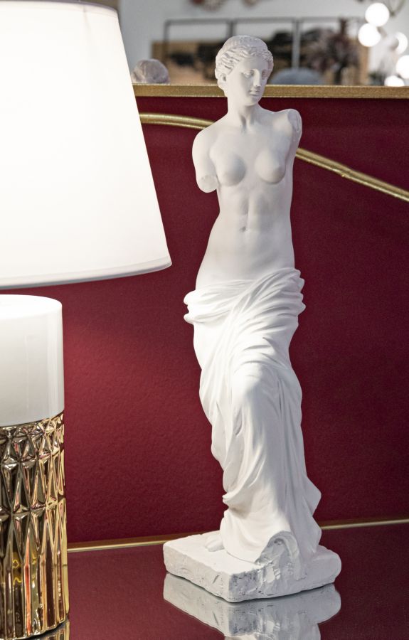 SCULTURA STATUE FEMME CM 14X12X49