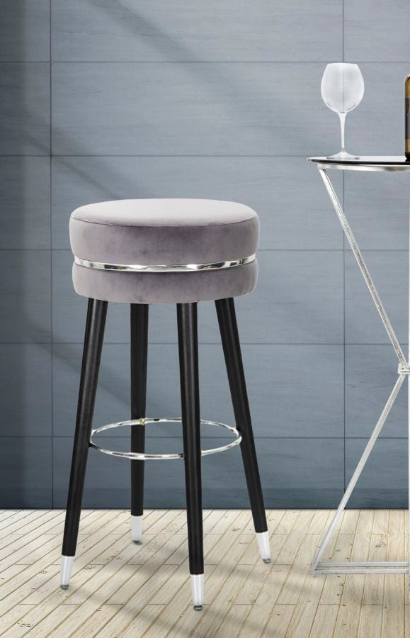 SGABELLO BAR PARIS GRIGIO/ARGENT CM ? 35X74