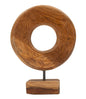 SCULTURA DORAT EN TECK RIC. CM 20X10X28 (PEZZI UNICI - NON RIP. EN S¨¦RIE)