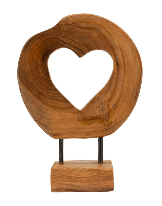 SCULTURA HASI EN TECK RIC. CM 20X10X28 (PEZZI UNICI - NON RIP. EN S¨¦RIE)