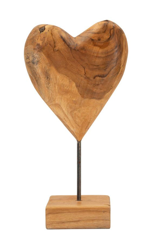 SCULTURA DOBU EN TECK RICICLATO CM 20X12X37 (PEZZI UNICI - NON RIP. EN S¨¦RIE)
