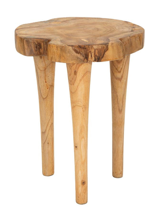 SGABELLO KURSI EN TECK RICICLATO CM ? 35X45 (PEZZI UNICI - NON RIP. EN S¨¦RIE)