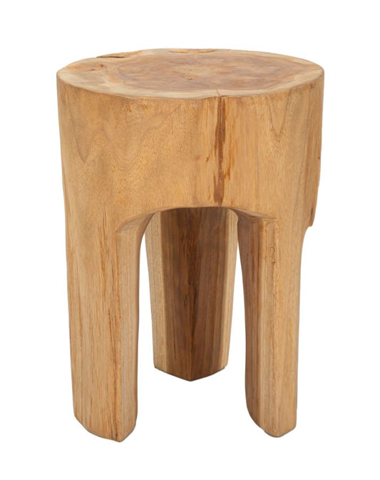 SGABELLO STOUL¨¦ EN TECK RICICLATO CM ? 30X40 (PEZZI UNICI - NON RIP. EN S¨¦RIE)