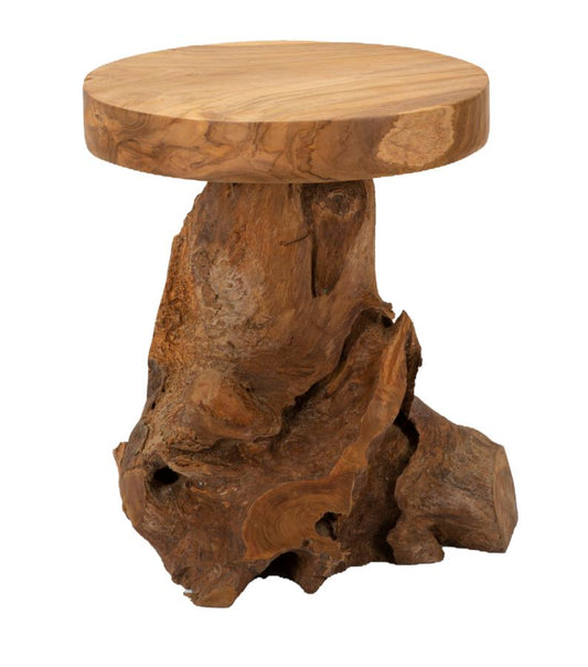 SGABELLO JAMET EN TECK RICICLATO CM ? 35X40 (PEZZI UNICI - NON RIP. EN S¨¦RIE)