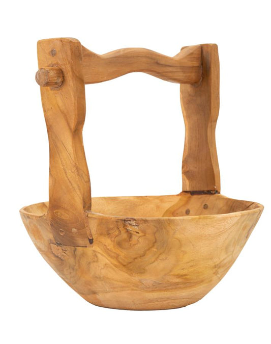 S/TASCHE TIMBO EN TECK RICICLATO CM 32X25X27 (PEZZI UNICI - NON RIP. EN S¨¦RIE)