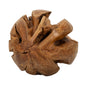 SFERA EN TECK RICICLATO CM ? 50 (PEZZI UNICI - NON RIP. EN S¨¦RIE)