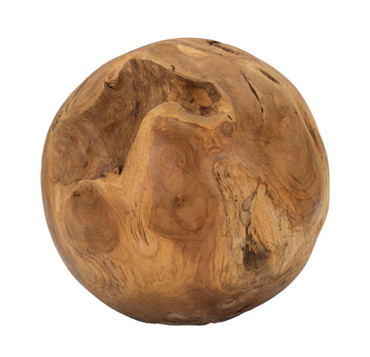 SFERA EN TECK RICICLATO CM ? 30 (PEZZI UNICI - NON RIP. EN S¨¦RIE)