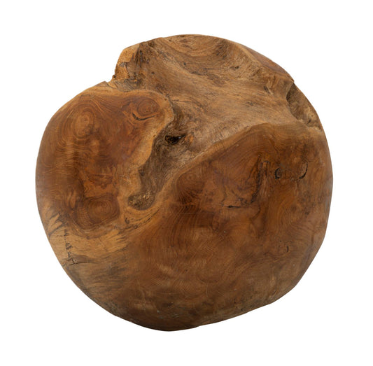 SFERA EN TECK RICICLATO CM ? 25 (PEZZI UNICI - NON RIP. EN S¨¦RIE)