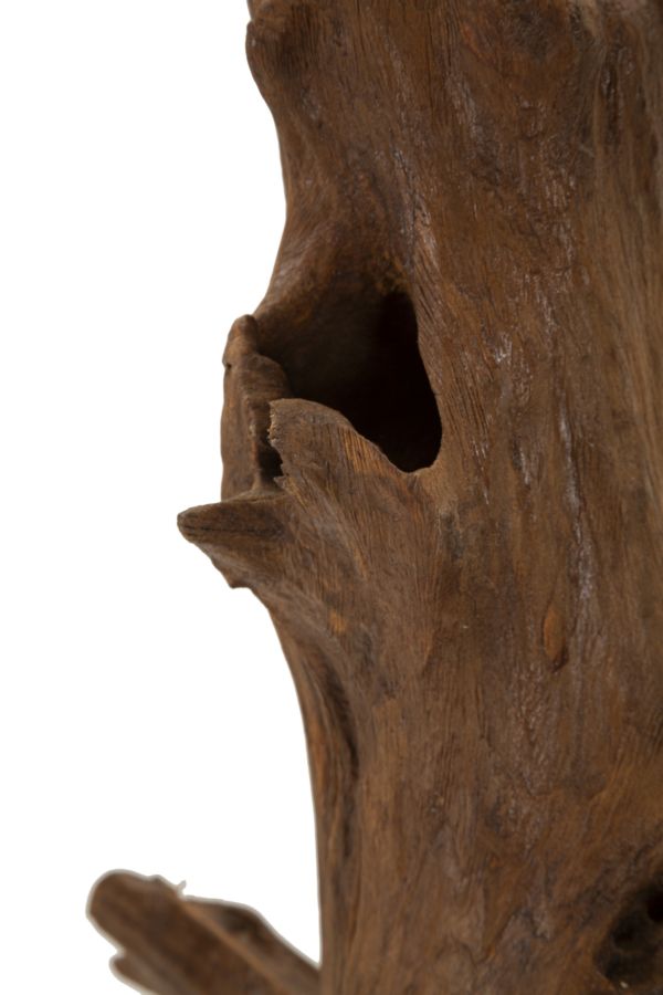 SCULTURA AKAR EN TECK RICICLATO CM 23X27X64 (PEZZI UNICI - NON RIP. EN S¨¦RIE)