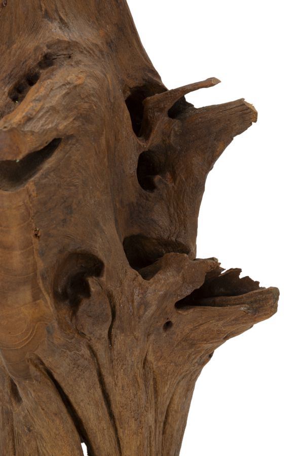 SCULTURA AKAR EN TECK RICICLATO CM 23X27X64 (PEZZI UNICI - NON RIP. EN S¨¦RIE)