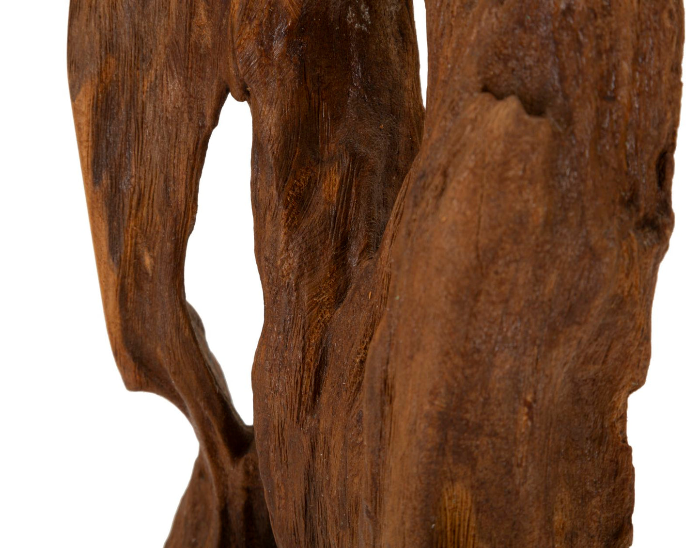 SCULTURA AKAR EN TECK RICICLATO CM 18X13X55 (PEZZI UNICI - NON RIP. EN S¨¦RIE)