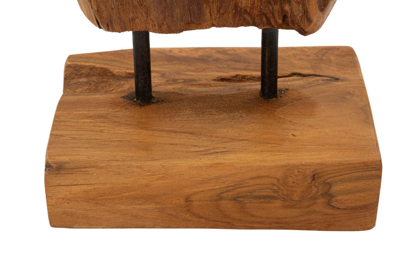 SCULTURA AKAR EN TECK RICICLATO CM 18X13X55 (PEZZI UNICI - NON RIP. EN S¨¦RIE)