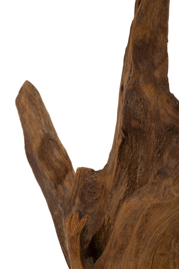 SCULTURA AKAR EN TECK RIC, CM 20X11X34 MIN 2 (PEZZI UNICI - NON RIP. EN S¨¦RIE)