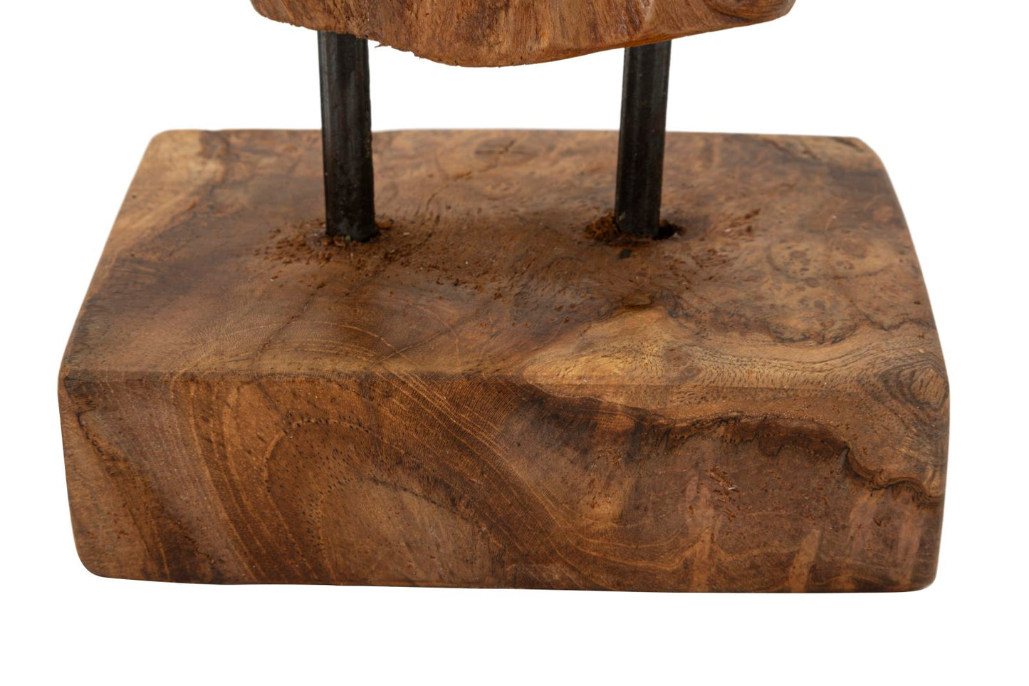 SCULTURA AKAR EN TECK RIC, CM 20X11X34 MIN 2 (PEZZI UNICI - NON RIP. EN S¨¦RIE)