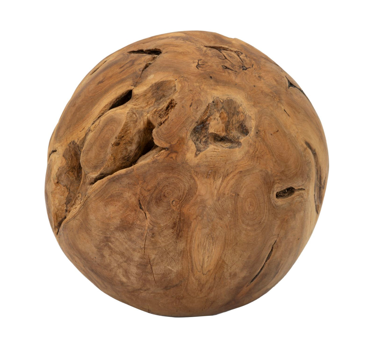 SFERA EN TECK RICICLATO CM ? 30 (PEZZI UNICI - NON RIP. EN S¨¦RIE)