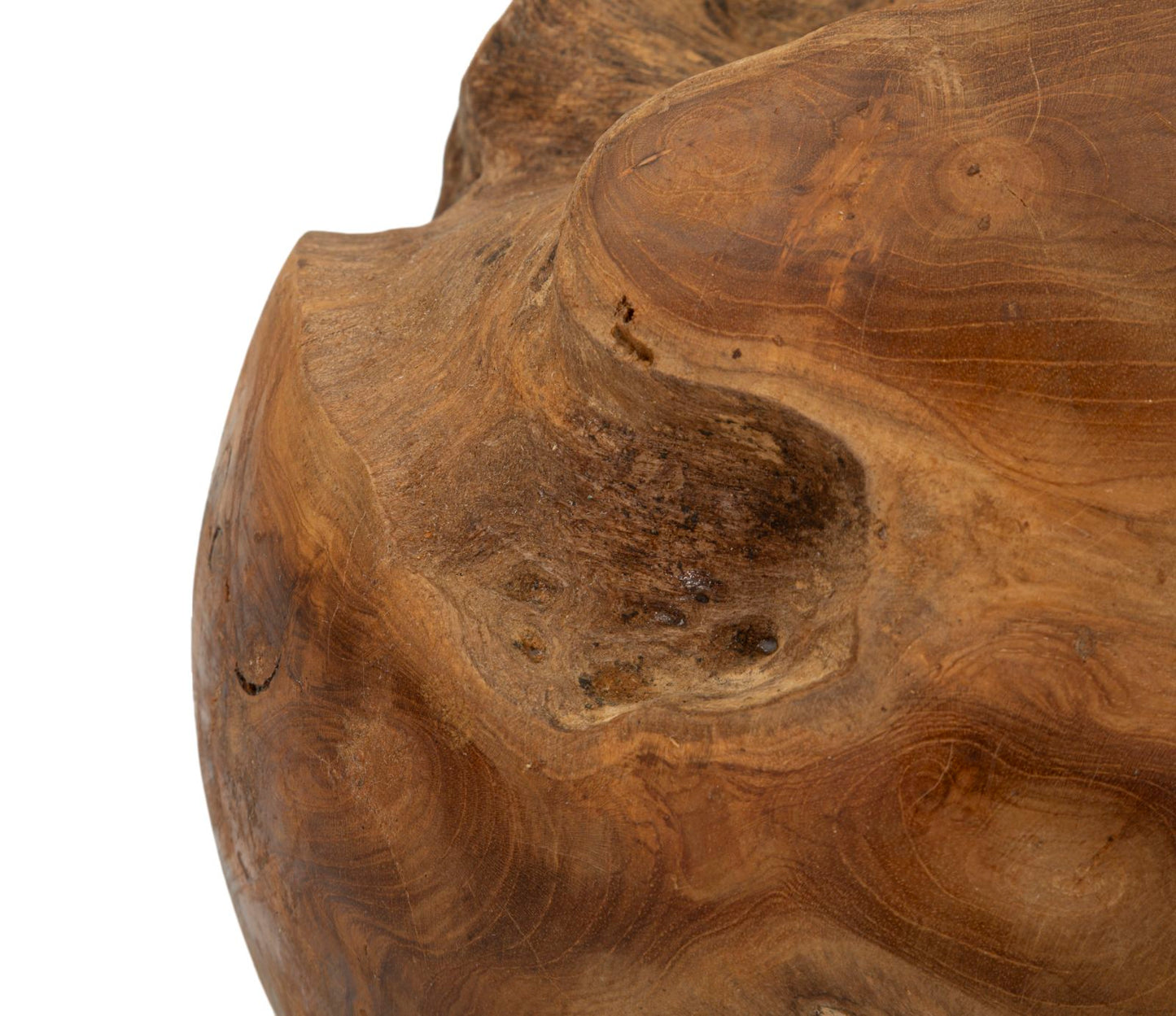 SFERA EN TECK RICICLATO CM ? 25 (PEZZI UNICI - NON RIP. EN S¨¦RIE)