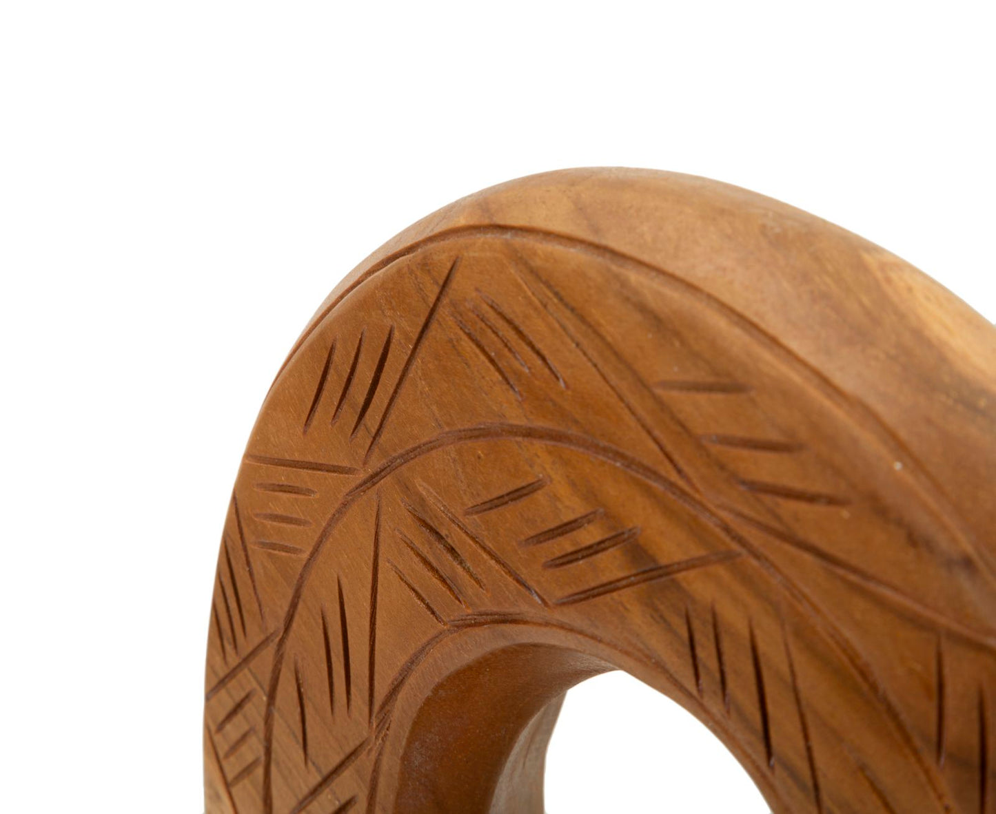SCULTURA DORAT EN TECK RIC. CM 20X10X28 (PEZZI UNICI - NON RIP. EN S¨¦RIE)