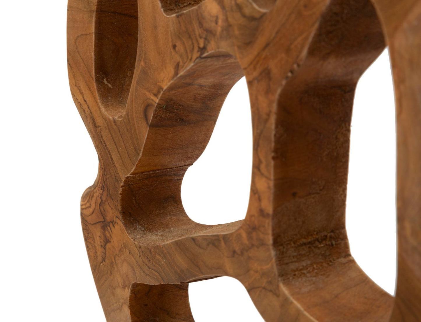 SCULTURA LUBANG EN TECK RICICLATO CM 25X10X38 (PEZZI UNICI - NON RIP. EN S¨¦RIE)