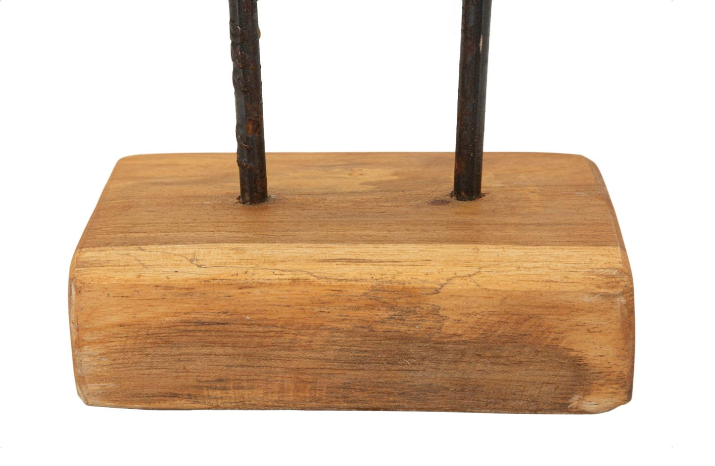 SCULTURA LUBANG EN TECK RICICLATO CM 25X10X38 (PEZZI UNICI - NON RIP. EN S¨¦RIE)