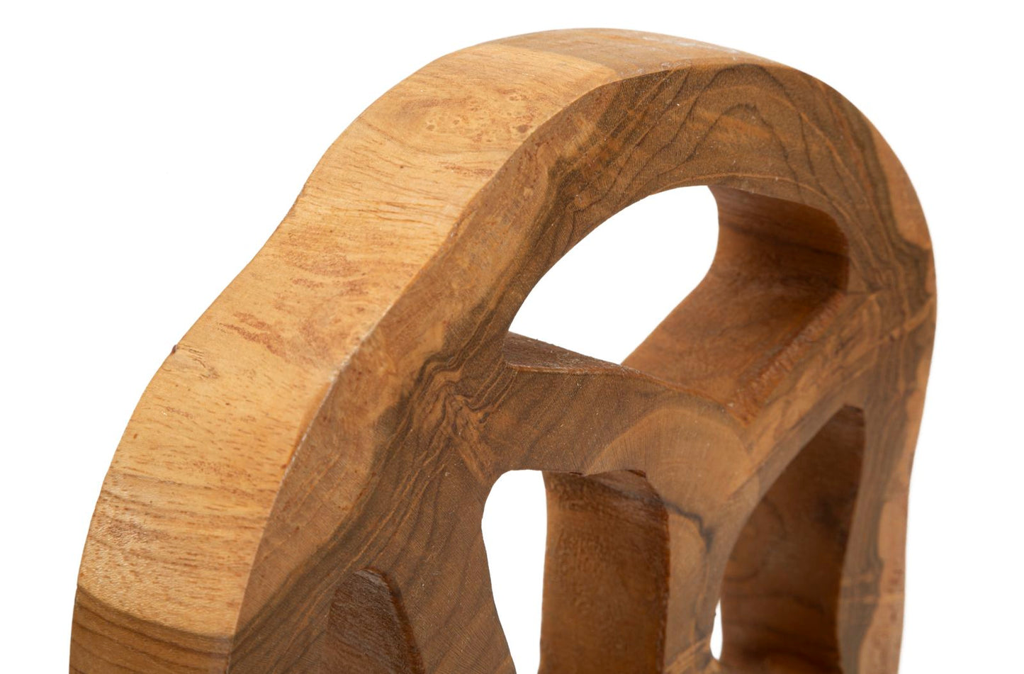 SCULTURA LUBANG EN TECK RICICLATO CM 18X10X27 (PEZZI UNICI - NON RIP. EN S¨¦RIE)