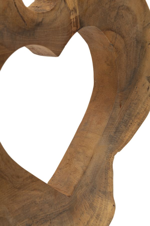 SCULTURA HASI EN TECK RICICLATO CM 28X10X38 (PEZZI UNICI - NON RIP. EN S¨¦RIE)