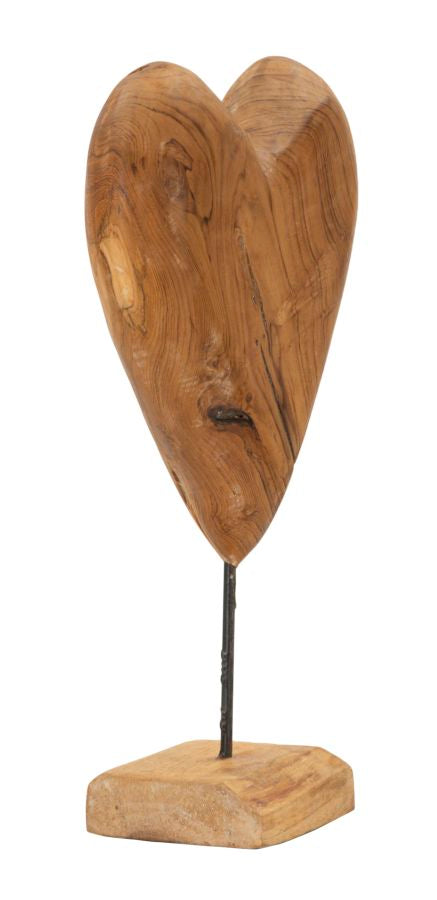 SCULTURA DOBU EN TECK RICICLATO CM 25X12X45 (PEZZI UNICI - NON RIP. EN S¨¦RIE)