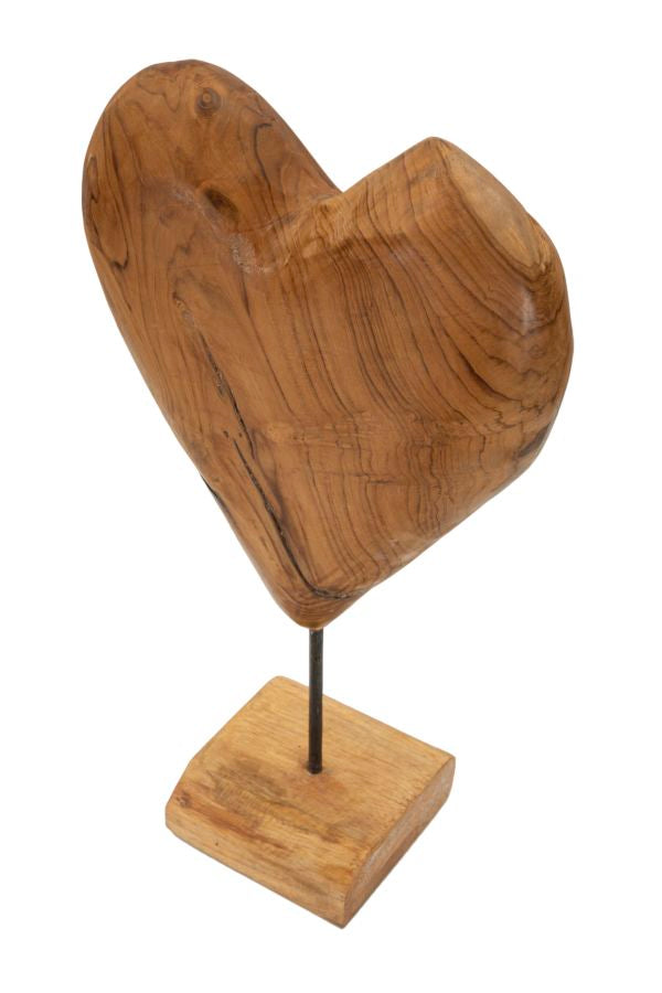 SCULTURA DOBU EN TECK RICICLATO CM 25X12X45 (PEZZI UNICI - NON RIP. EN S¨¦RIE)
