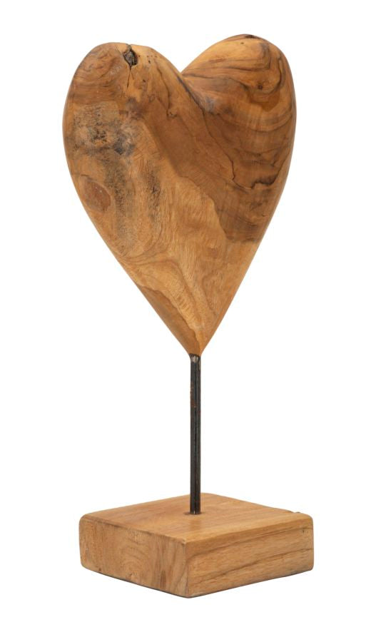 SCULTURA DOBU EN TECK RICICLATO CM 20X12X37 (PEZZI UNICI - NON RIP. EN S¨¦RIE)