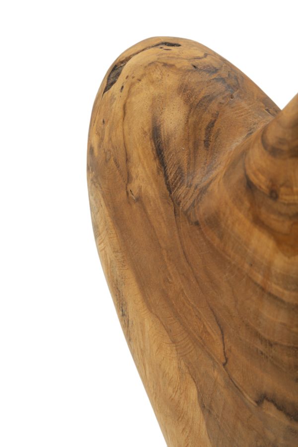 SCULTURA DOBU EN TECK RICICLATO CM 20X12X37 (PEZZI UNICI - NON RIP. EN S¨¦RIE)