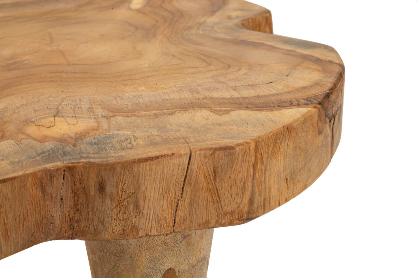 SGABELLO KURSI EN TECK RICICLATO CM ? 35X45 (PEZZI UNICI - NON RIP. EN S¨¦RIE)