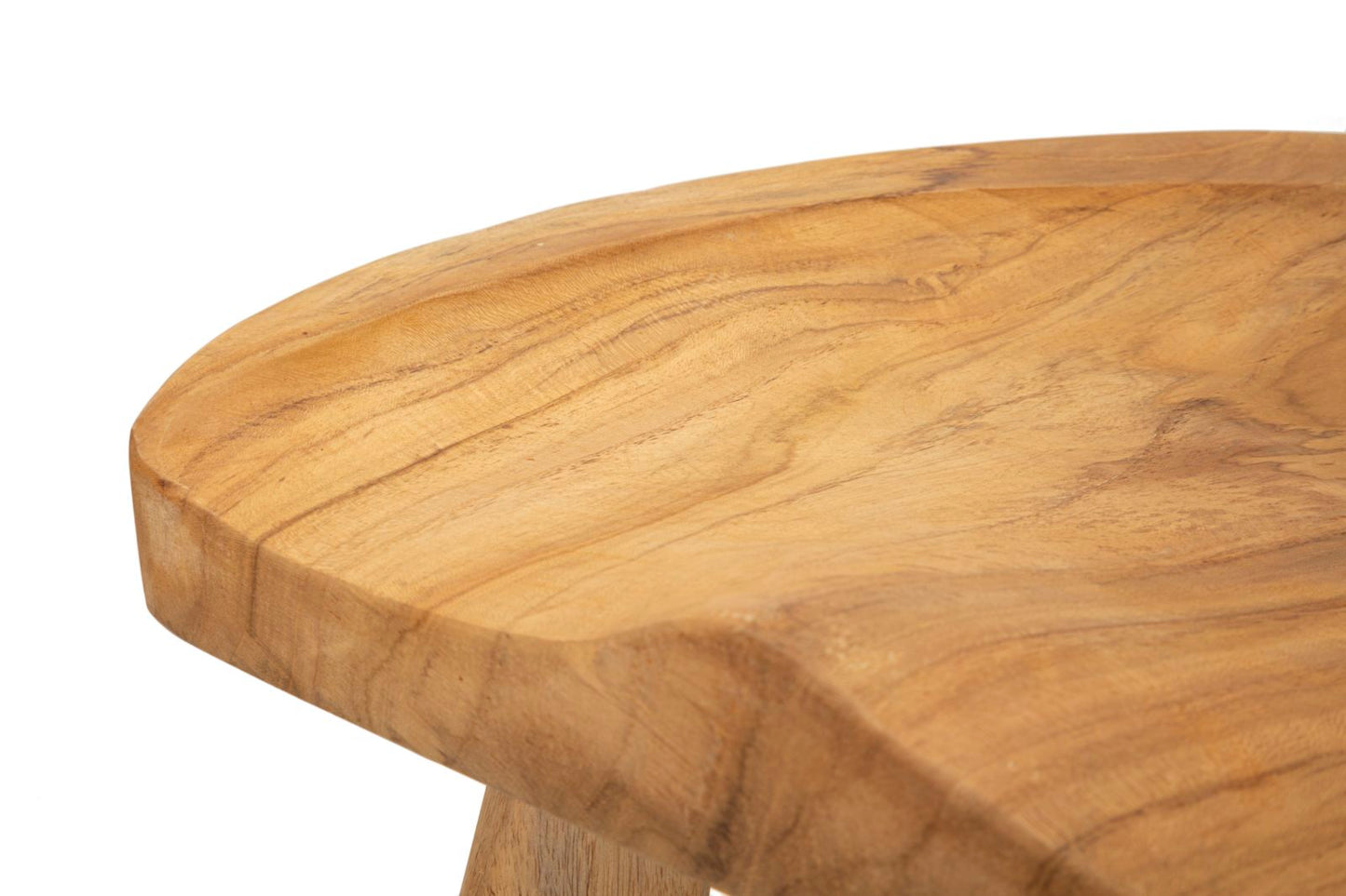 SGABELLO SEL EN TECK RICICLATO CM 40X32X42 (PEZZI UNICI - NON RIP. EN S¨¦RIE)