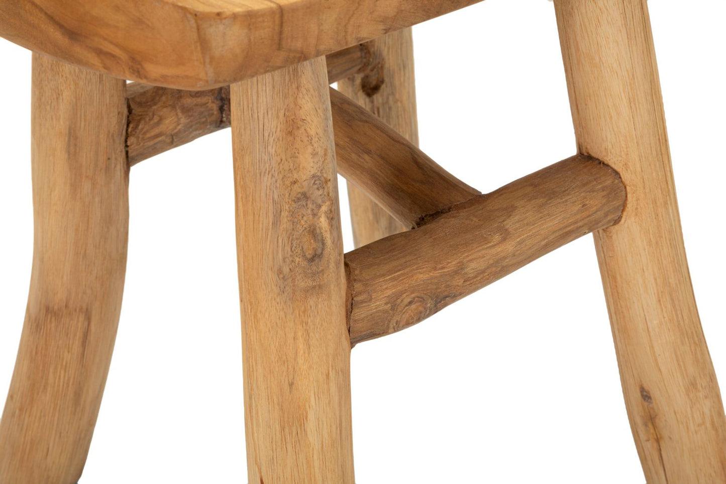 SGABELLO SEL EN TECK RICICLATO CM 40X32X42 (PEZZI UNICI - NON RIP. EN S¨¦RIE)