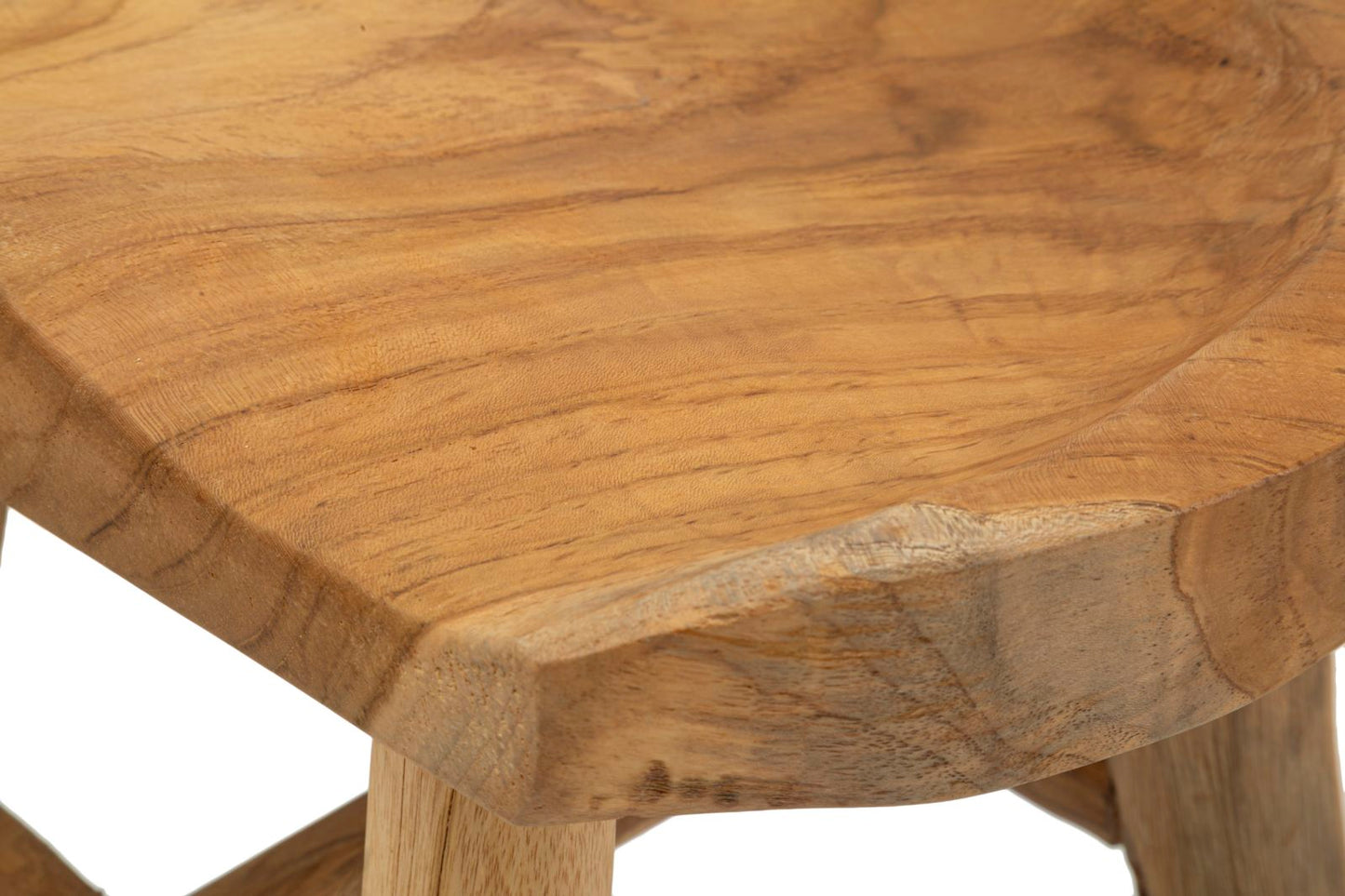 SGABELLO SEL EN TECK RICICLATO CM 40X32X42 (PEZZI UNICI - NON RIP. EN S¨¦RIE)