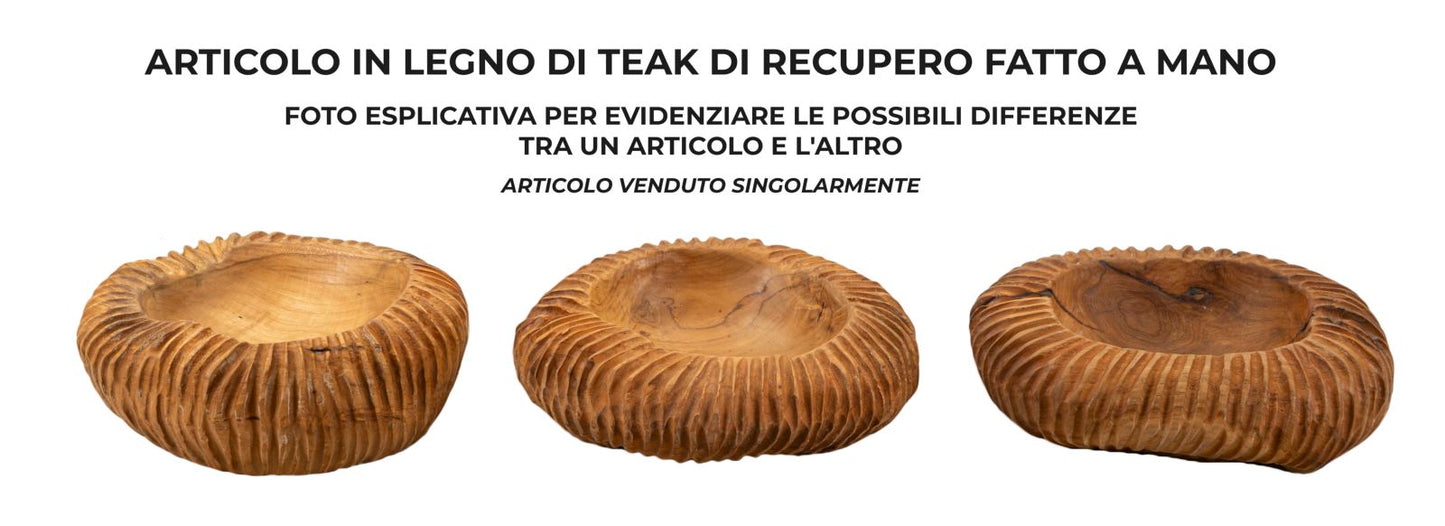 S/TASCHE GARIT EN TECK RICICLATO CM ? 32X11 (PEZZI UNICI - NON RIP. EN S¨¦RIE)