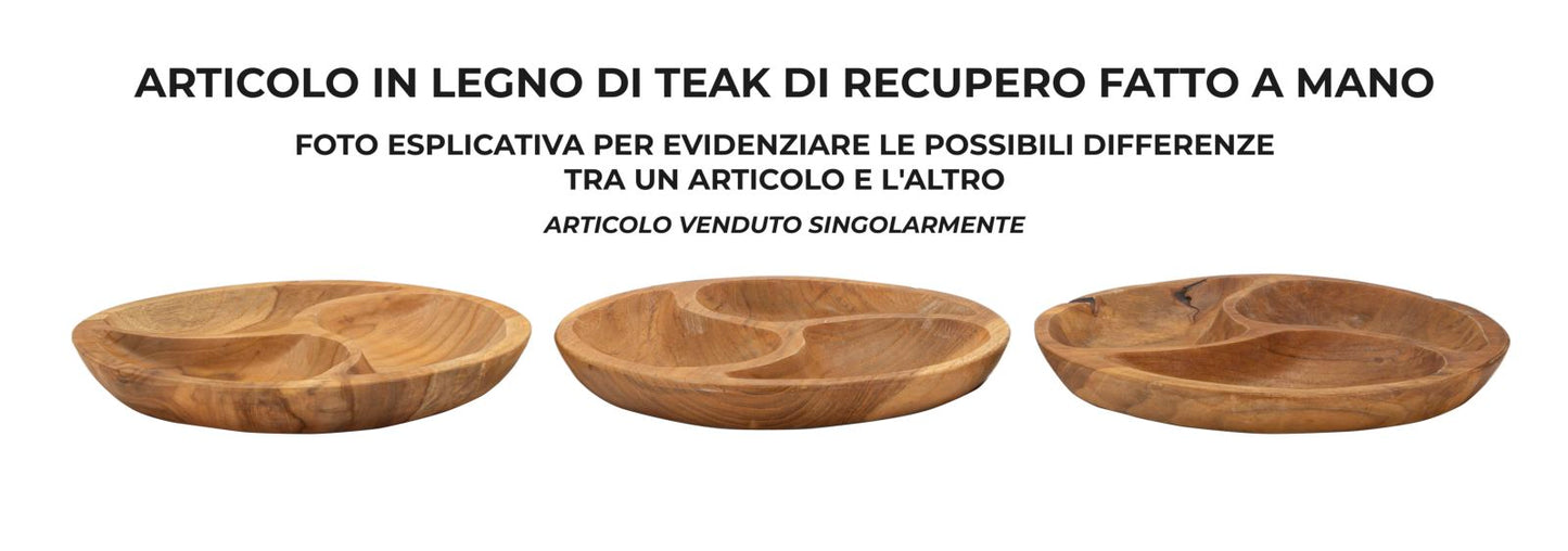 S/TASCHE 3 PARTI EN TECK RIC. CM ? 25,5X3 (PEZZI UNICI - NON RIP. EN S¨¦RIE)