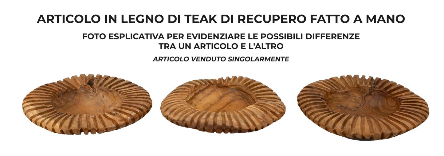 S/TASCHE GERIS EN TECK RICICLATO CM ? 29X7 (PEZZI UNICI - NON RIP. EN S¨¦RIE)