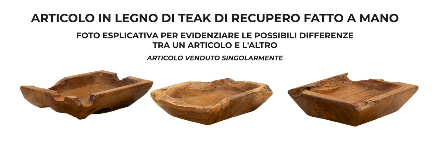 S/TASCHE KUTAK EN TECK RIC.CM 25X19X7 (PEZZI UNICI - NON RIP. EN S¨¦RIE)