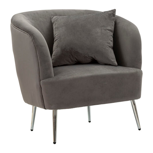 POLTRONA ARGENT C/CUSCINO CM 73X66X78