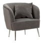 POLTRONA ARGENT C/CUSCINO CM 73X66X78