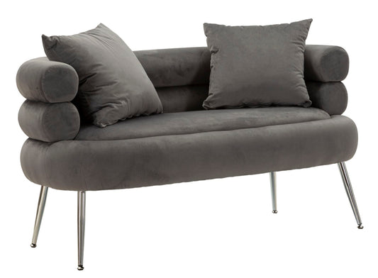 DIVANETTO ARGENT PLUS C/CUSCINI CM 133X68X69