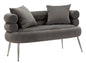 DIVANETTO ARGENT PLUS C/CUSCINI CM 133X68X69