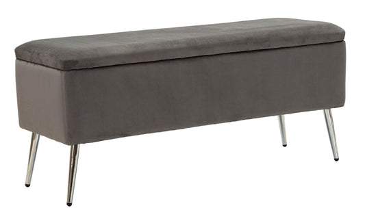 PANCA C/CONTENITORE ARGENT CM 112X42X50