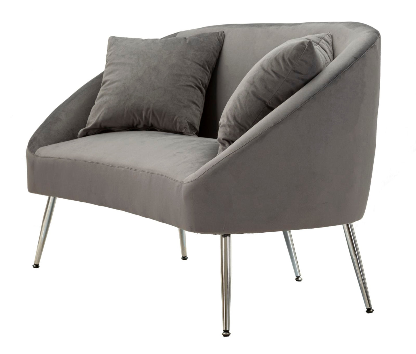 DIVANETTO ARGENT C/CUSCINI CM 137X69X79
