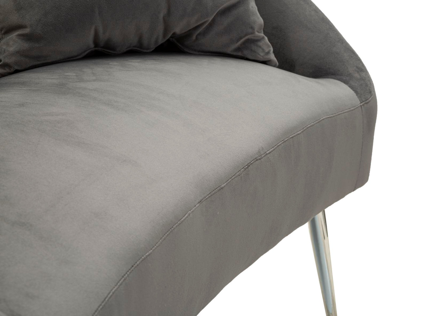 DIVANETTO ARGENT C/CUSCINI CM 137X69X79