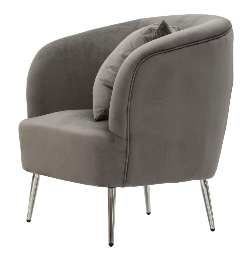 POLTRONA ARGENT C/CUSCINO CM 73X66X78
