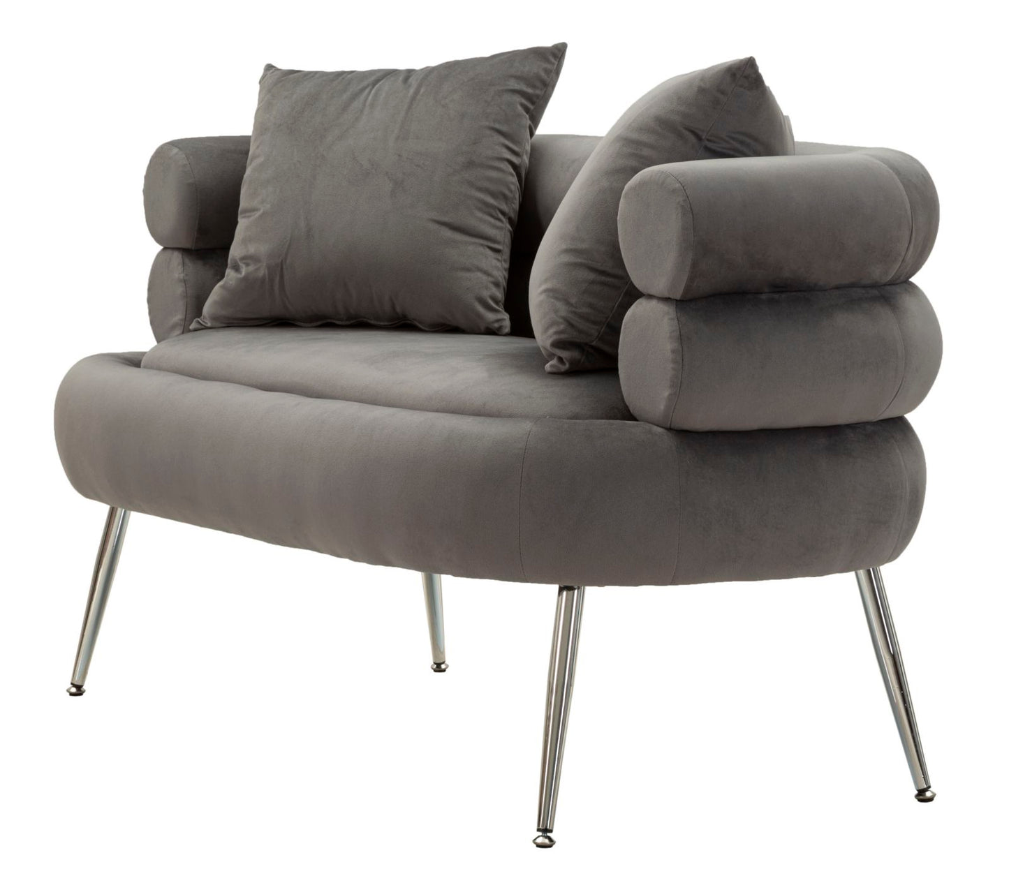DIVANETTO ARGENT PLUS C/CUSCINI CM 133X68X69