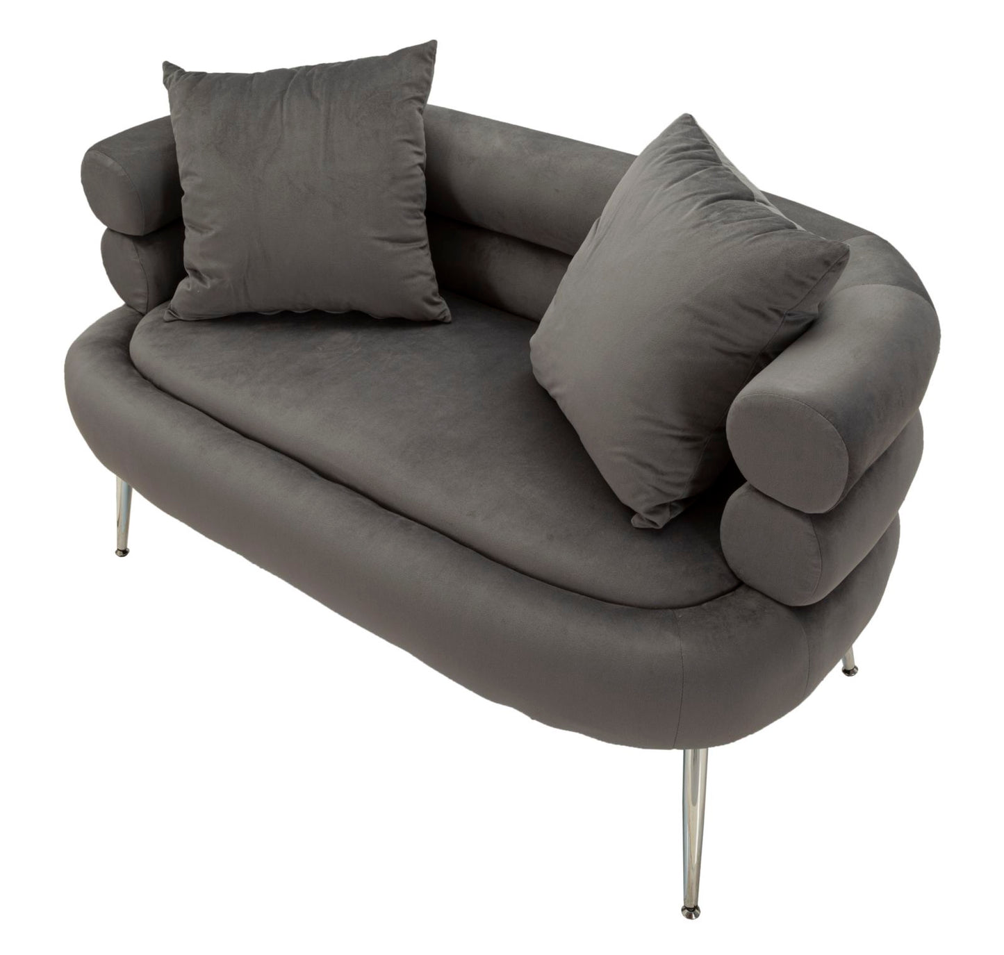 DIVANETTO ARGENT PLUS C/CUSCINI CM 133X68X69
